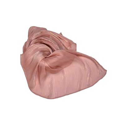 Haif Satin sparkle Hijab - Rose