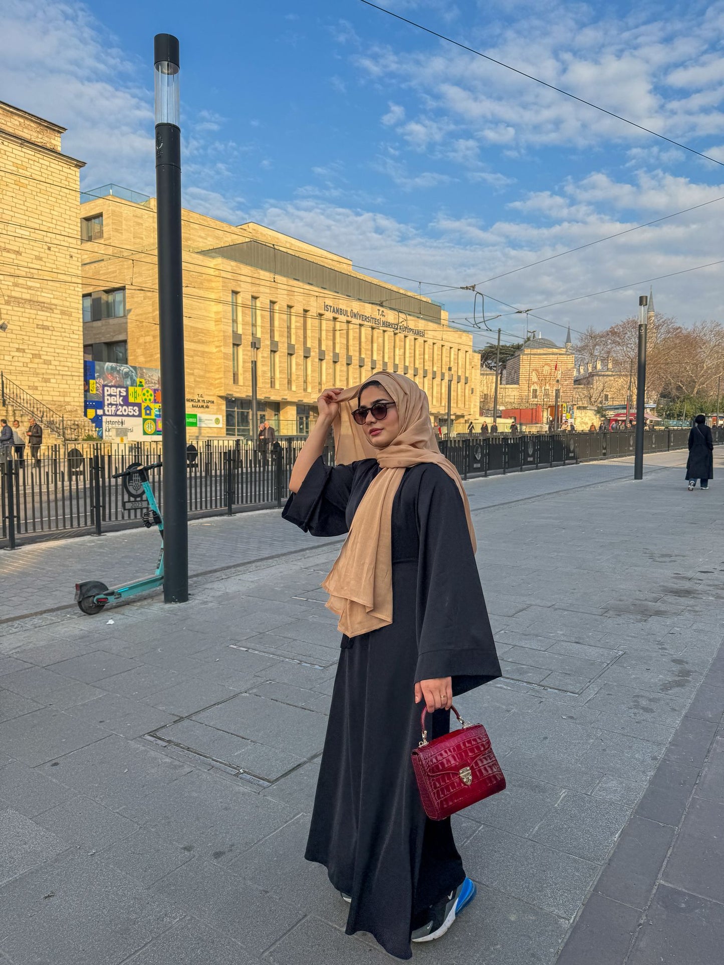 HAIF Black Abaya Long Dress